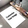 Tapis Personnalisé avec Votre Photo pour Salon Chambre Maison Décoration Canapé, Tapis de Sol Antidérapant pour Jouer les Enfants