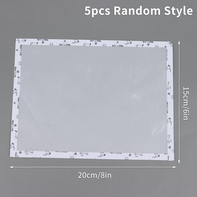 5Pcs Perler Beads Ironing Sheets Heavy Duty Heat Resistant Baking Cloth for Fuse Beads Party Craft Activities