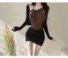 Korean Off-Shoulder Lace-Up Halter Slimming Tank for Women
