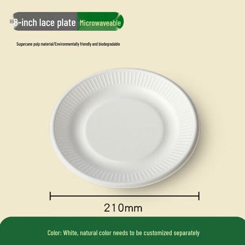 Minnai Disposable Bagasse Pulp Plates and Bowls