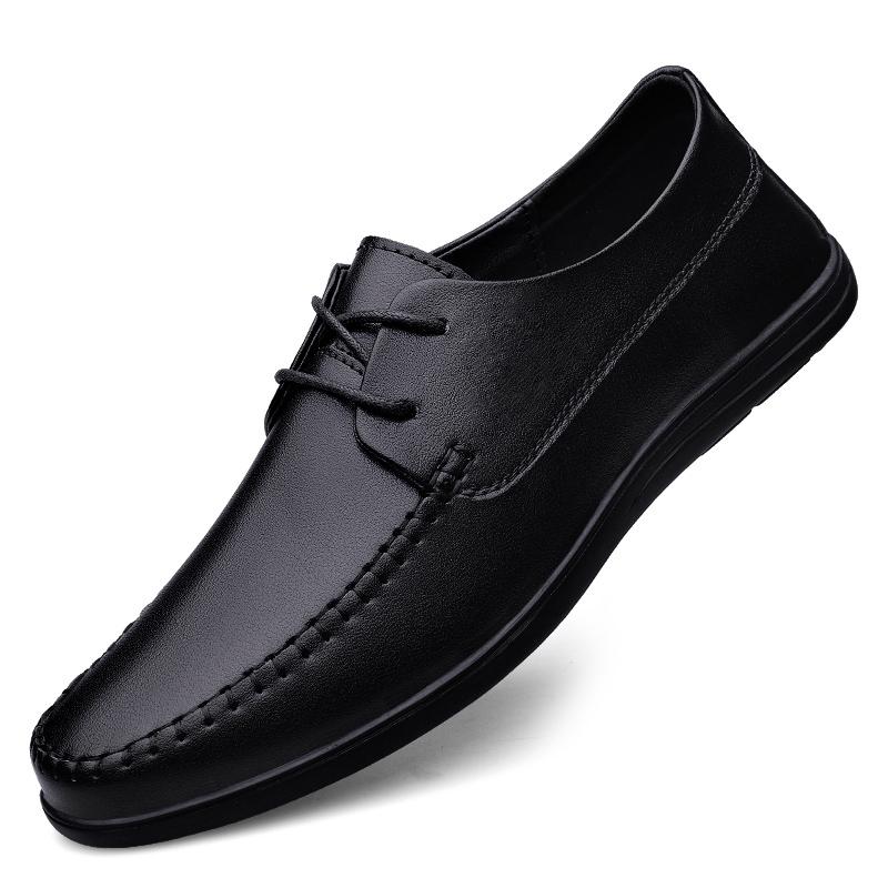 Outdoor Walking Shoes 2024 Luxury Brand Male Shoes Casual All-match Lace-Up Male Oxfords Shoes Platform Men Wedding Dress Shoes