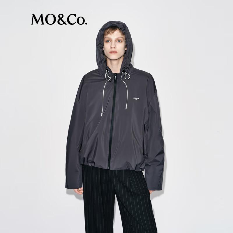 MO&Co. Women's Hooded Loose Fit Goose Down Jacket