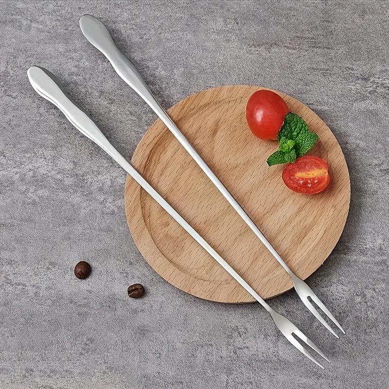 

Stainless Steel Fruit Fork Dessert Forks Mini Fork Used for Cake in Party Snail Fork for Restaurant Bar Party Banquets