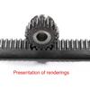 1Pcs 2 Module Spur Gear 21T/22T/23T-60T 45# Steel Motor Gear 2M Mechanical Transmission Gear Process Hole 10/12mm