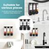 Wall Mounted Bathroom Liquid Soap Dispenser Three Head Hand Sanitizer Holder Wall Mount Soap Shampoo Gel Shower Liquid Container
