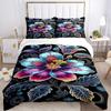 3pcs Fantasy Flower Duvet Cover Set - Includes 1 Duvet Cover and 2 Pillowcases, No Quilt Core, All-Season Home Decor yy251111059