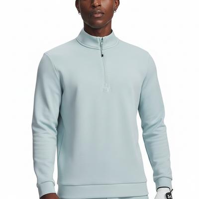 Drive Midlayer Casual Sports Stand Collar Long Sleeve Golf Shirt Men Tops 1387124-477