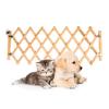 Poartă din Lemn pentru Câini, Gard de Siguranță pentru Animale de Companie, Ușă, Barieră pentru Animale de Companie de Interior/Exterior, Țarc Ajustabil cu Ușă pentru Câini, pentru Animale Mici, Cățeluși
