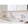 Yamazaki Wall Dustbox & Storage Case White Approx. W17xD8.7-16xH20cm Tower Includes Plasterboard Pin