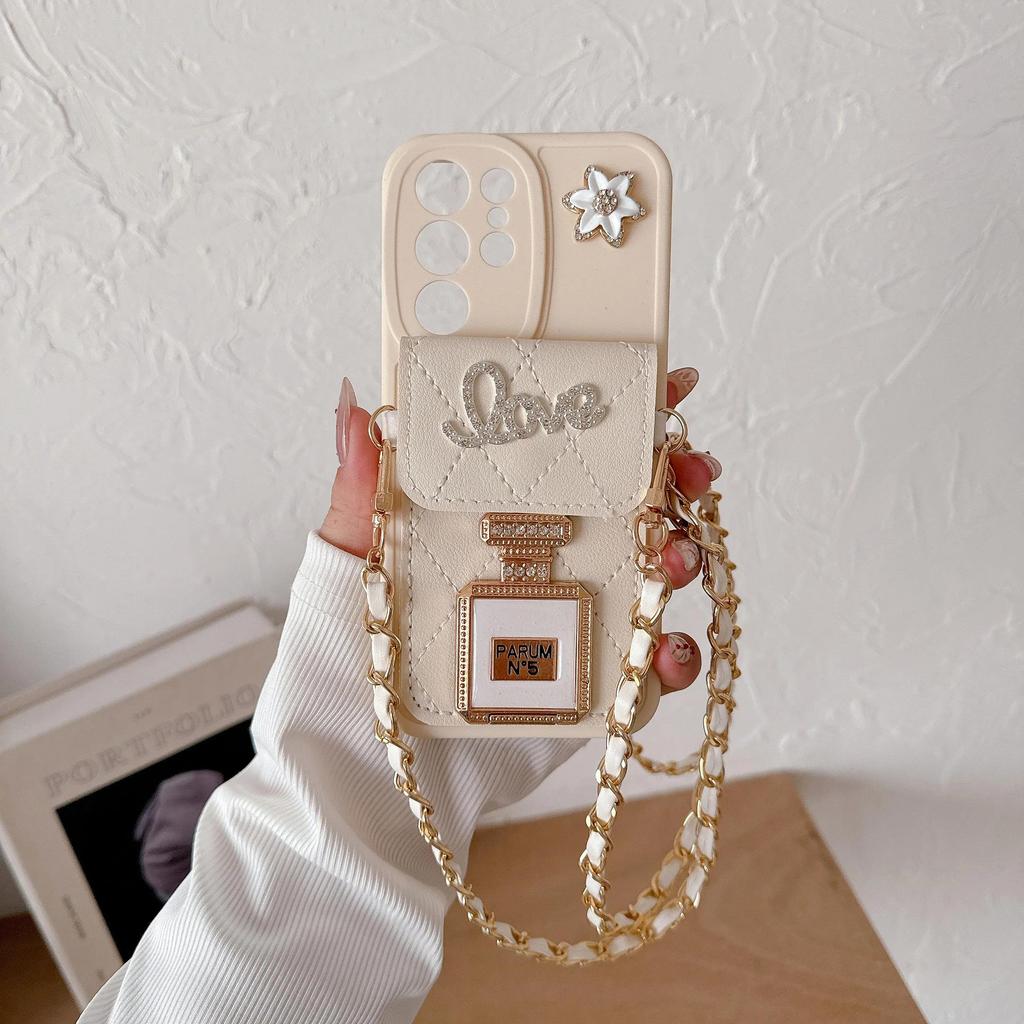 Crossbody Leather Phone Case for Samsung Galaxy S22 S23 S24 Ultra Plus A55 A15 A05 A05S A54 A34 A24 5G Card Holder Women