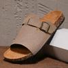 New Arrival Fashion New Men's Monk Strap Outdoor Cork Slippers Male Summer Open Toe Sandals Chanclas De Hombre