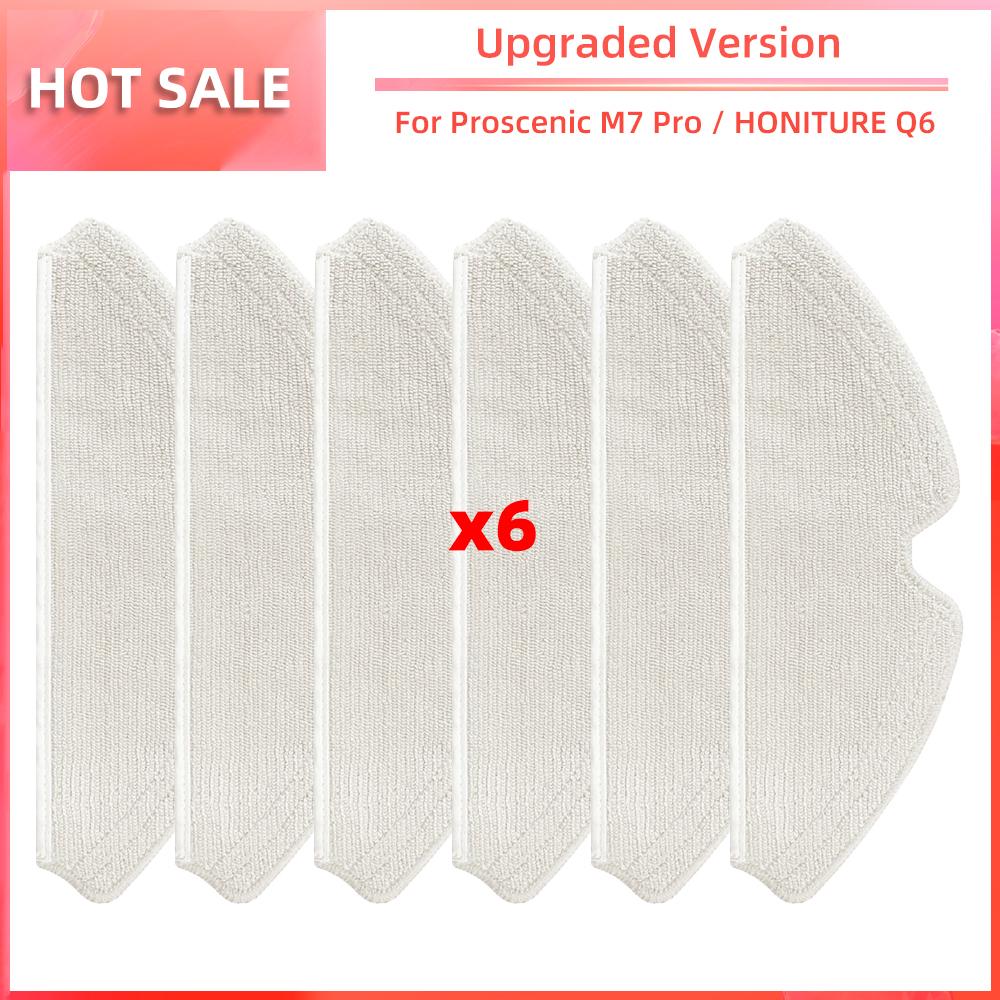 Pentru Proscenic M7 Pro / Kyvol Cybovac S31 / HONITURE Q6 / Uoni V980 Plus Piese de schimb pentru aspirator robot Perie laterală principală Mop cu filtru Hepa