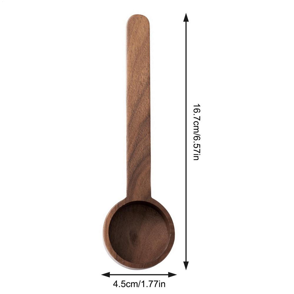 Wooden Measuring Spoon Set Black walnut coffee bean spoon solid wood measuring spoon Wooden Measuring Tablespoon Coffee Scoop