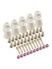 WS OEM Plasma Torch Consumables, 30A Plasma Tip/Nozzle Diameter 0 96mm, Compatible with ES AB PCM 500i, Long lasting Performance