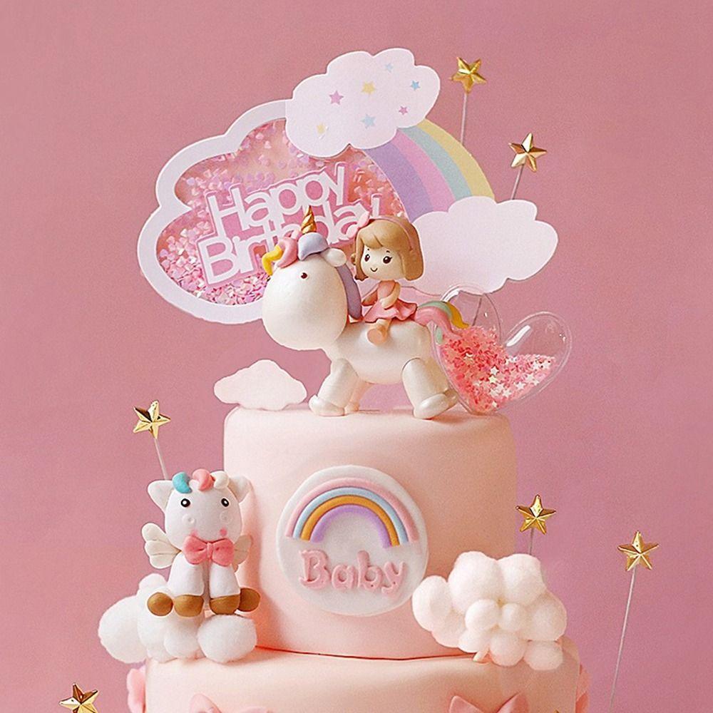 DIY Wedding Birthday Five-Pointed Star Birthday Supplies Cake Topper Cake Insert Baking Gifts
