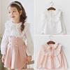 Children Clothing Sets Spring And Autumn Girls College Style Pleated Skirt Suit Girls Blouse 2 Pcs