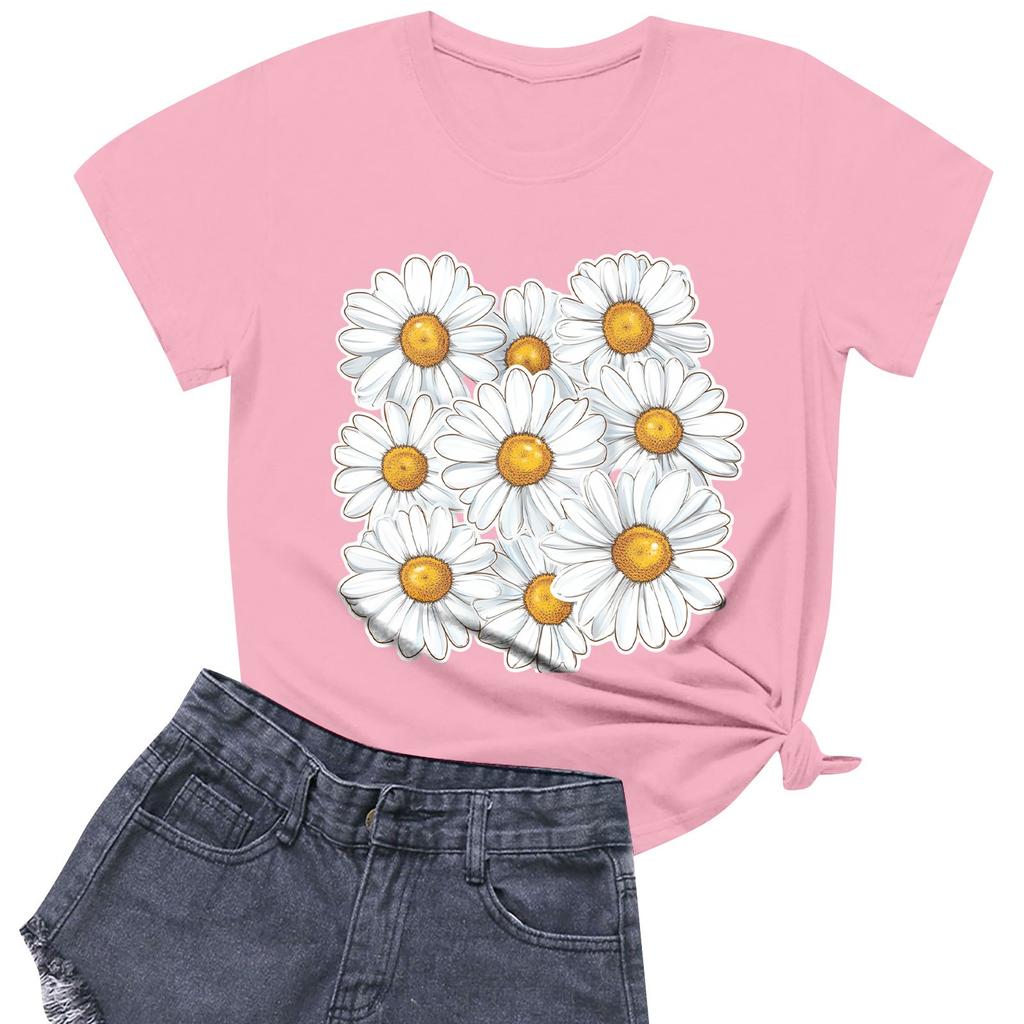 Dámská móda Ležérní Tištěné Krátký rukáv Kulatý výstřih Pulovry