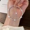 Trendy Sterling Silver Irregular Butterfly Bracelet for Women - Versatile 3D Hand Jewelry