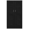 Bookshelf Black Oak Effect 82.5 x 30.5 x 150 cm