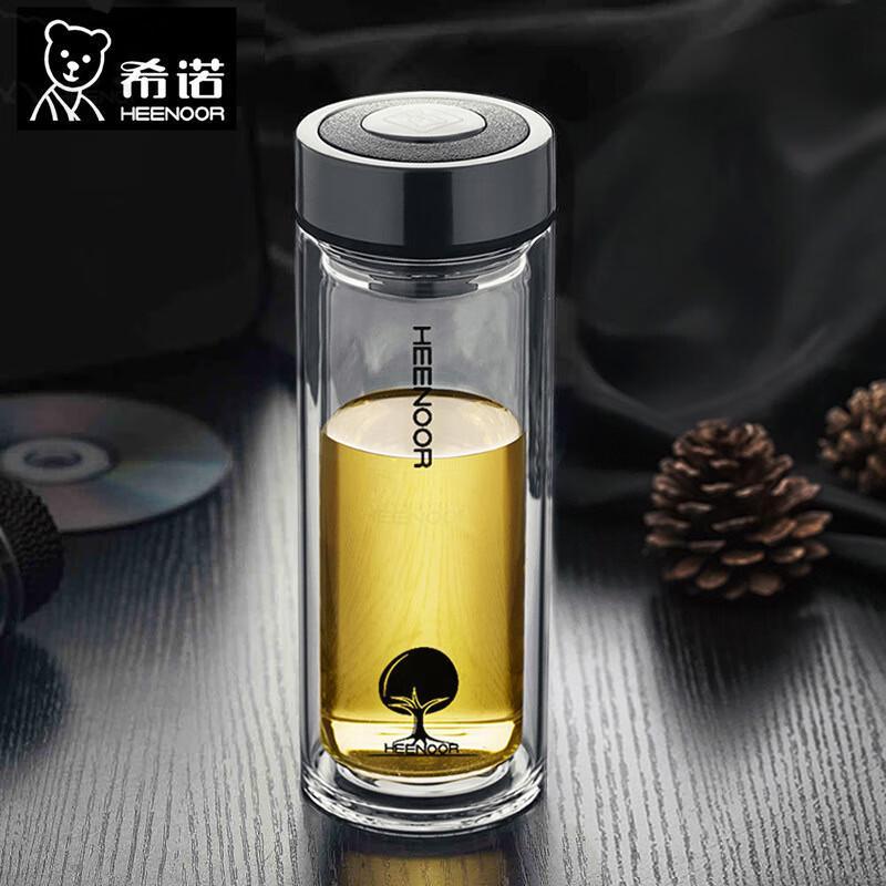 Xinuo Double-Layer Glass Tea Mug