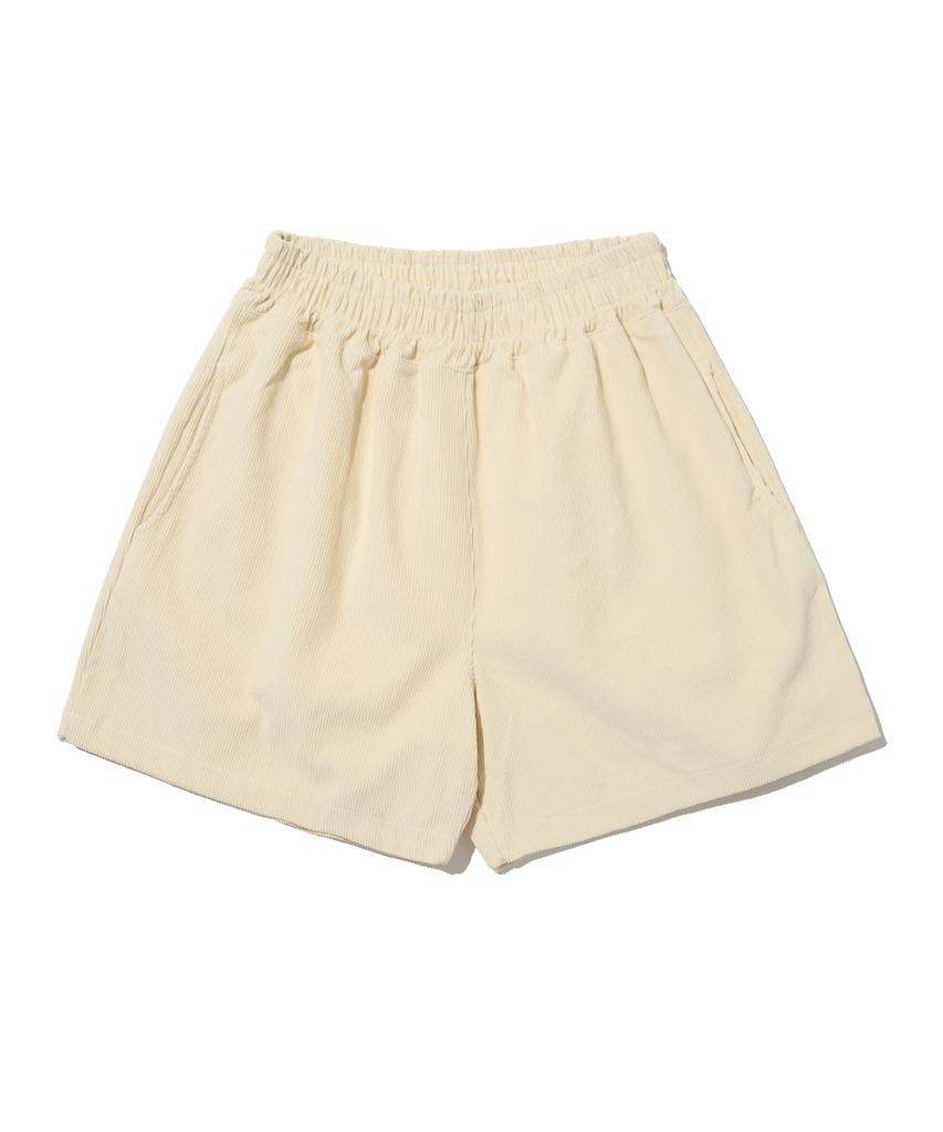 ROIDESROIS Warm Day Corduroy Half Pants (Ivory)