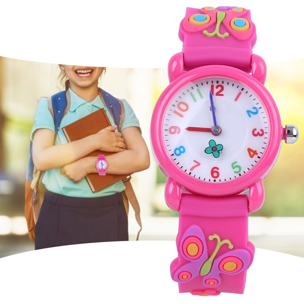 Waterproof Kid Cartoon Watch Cute Exquisite Pattern Children Wrist Watch Gift