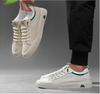 2024 New Shoes for Men Genuine Leather Casual Shoes Flat Skateboard Shoes Summer Breathable Cow Leather Sneaker