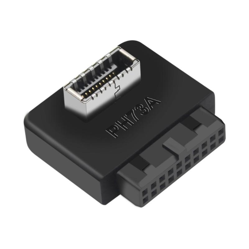 USB Front Panel Adapter TypeE to USB3.0 19/20PIN Adapter Internal Vertical Header Splitter for Type C Motherboards