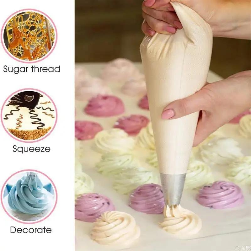 100pcs Disposable Pastry Bag Cake Cream Icing Piping Bags For Cake Dessert Cookies Decorating Tools Kitchen Baking Accessories