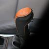 Leather Car Gear Shift Collars for Hyundai Tucson 2015 2016 2017 2018 AT Gear Head Shift Knob Cover Accessories