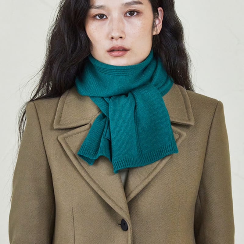 ANA MAISON Green Cashmere Daily Muffler [KMM-GREEN]