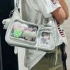 Harajuku Shoulder Bag Women Korean Transparent Ita Bag School Crossbody Bag Female Japanese Designer Preppy Handbag Purse