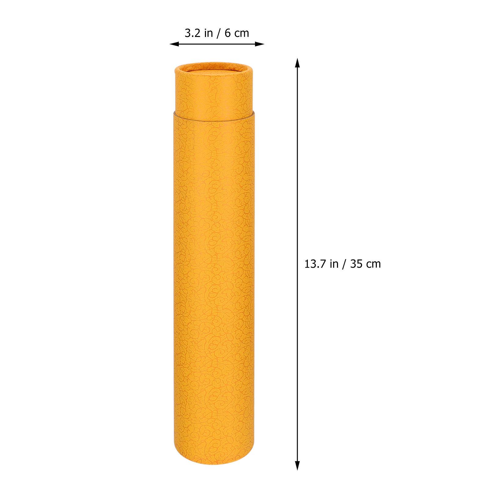 

Expandable Art Storage Tube for Posters Blueprints Drawings Documents Maps Art Prints Waterproof Uv Resistant Rolling Protection помаранчевий