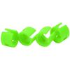 4pcs set Bike Front Rear Fork AntiCollision Rubber Protection Ring Guard Chain Sticker(Green )