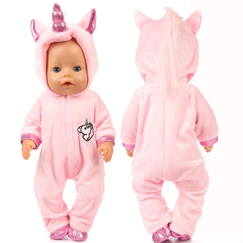 

2 шт./компл. Костюм+Обувь Наряд для куклы 43 см Милые комбинезоны Ромперы 17-дюймовая одежда для куклы аксессуар для куклы.