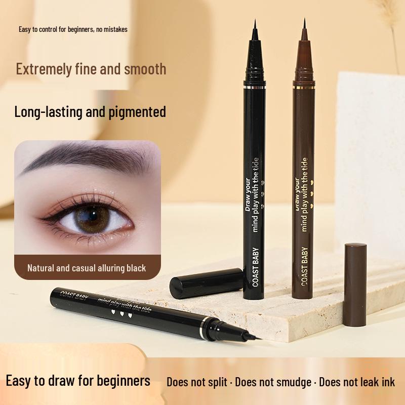 COAST BABY Desert Tracks Waterproof Long-lasting Eyeliner - Smudge-proof, Sweatproof, Easy Application, Natural Finish.