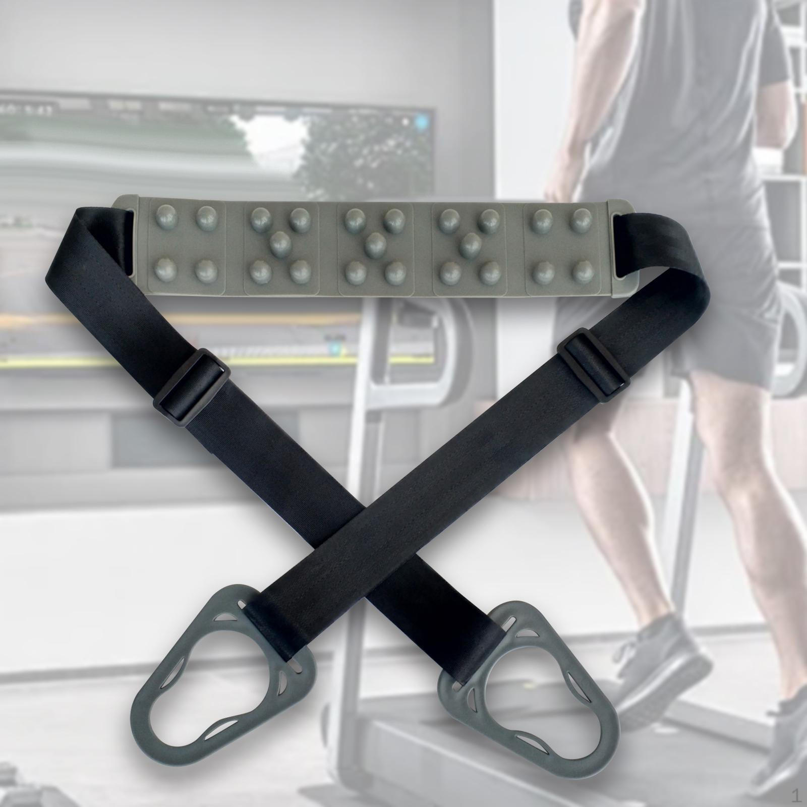 

Беговая дорожка Массажный пояс Упражнение на пресс Ремень для отжиманий Домашний спортзал, Женщины Мужчины Бег Ходьба Тренировка Style C