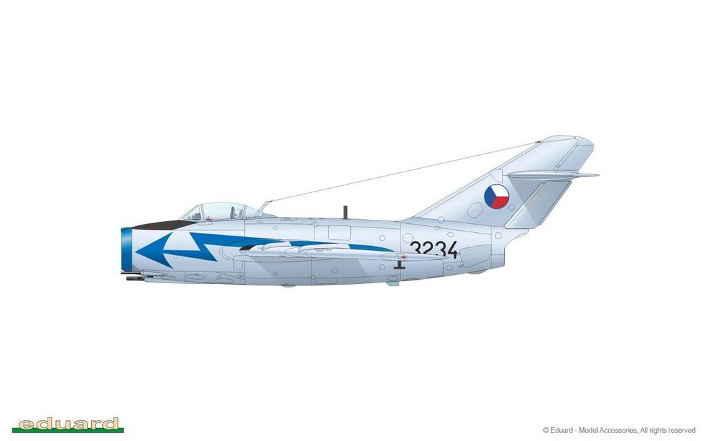 Eduard Profipack Plastic Model EDU7059 1/72 MiG-15bis