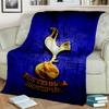 Tottenham Wappen Design Bedruckte Decken Weiche Flanelldecken für Sofa Bett Geschenke für Männer Frauen Picknickdecke Weihnachtsgeschenke