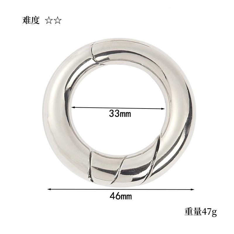Unraveling Puzzle Toys No1-36 Alloy Ball Classic IQ Metal Brain Teaser Magic Puzzles Game Toys for Children Adults Funny Gifts