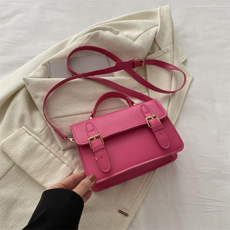 Trendy Small Square Women's Bag With Chic Stitching Details In White Pu