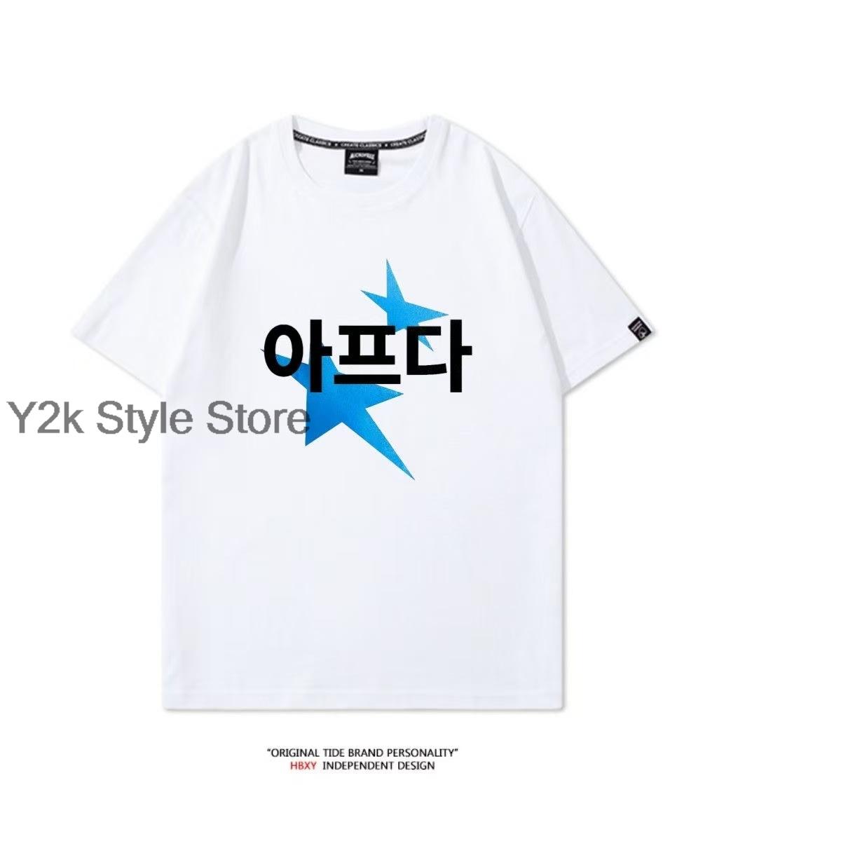 

Gidle YUQI solo2 Album Motivation Concert The Same Clothes Y2K Clothing Harajuku Summer Women Unisex 100Cotton T Shirt fan gifts S