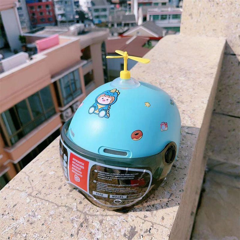 Children's Helmet Electric Bike Motorcycle Boy Girl Children Riding Protective Technology Sense Safety Helmet