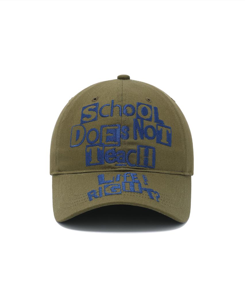 ISTKUNST Does Not Teach Cap_Khaki(Ik2Fsmab20A)