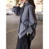 Basic House Women's Striped Commuter Blouse