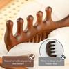 Wide Thick Scalp Massage Comb 2 in 1 Natural Sandalwood Hairbrush  Hairdressing Tool