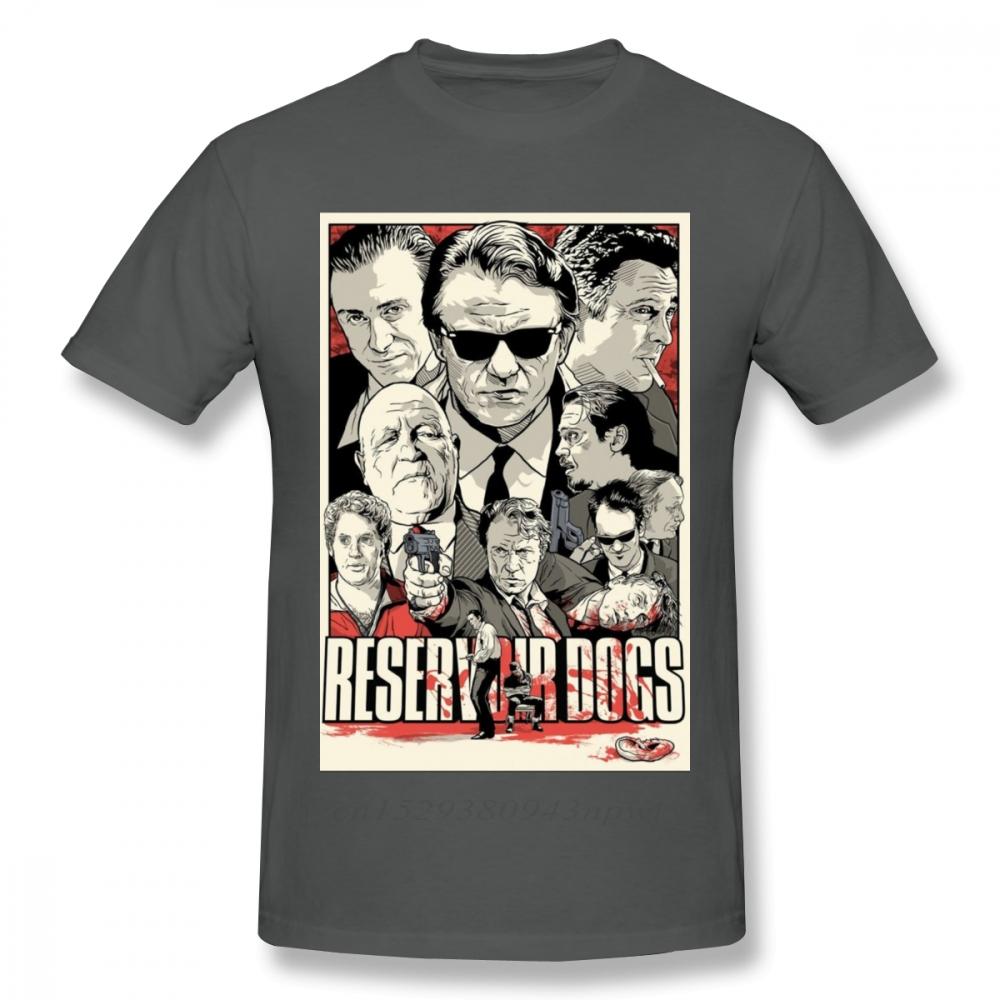 Fashion Street Guys Tops  Tees Swag 100 Cotton Camiseta Shirt Movie Reservoir Dogs T Shirt Unisex Round Neck XS3XL T Shirt
