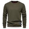 Men’s Euro Fit Loose Fit Solid Crew Neck Sweatshirt