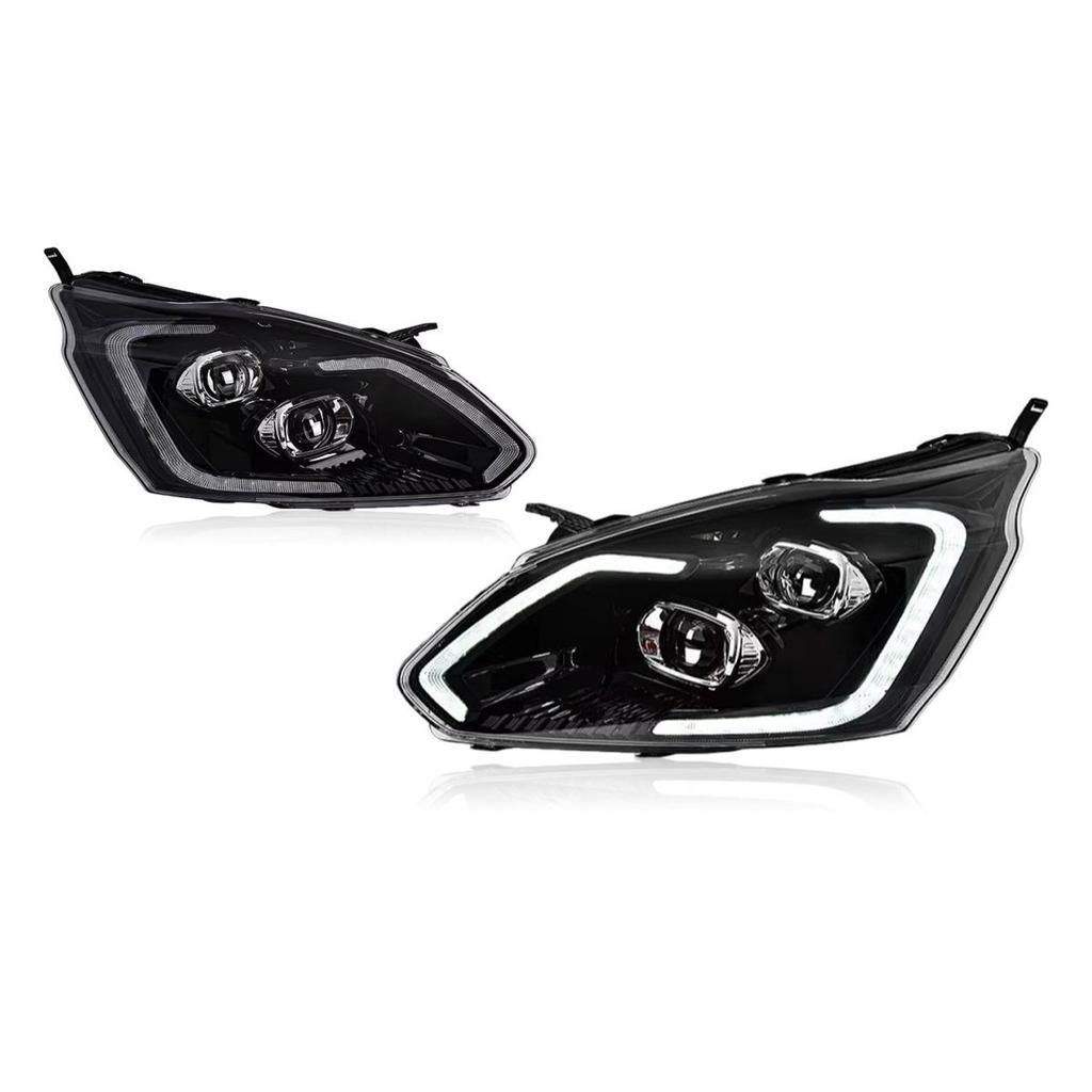 2016-2022 Ford Transit Headlight Assembly: Tourneo LED Lens, DRLs, Turn Signals