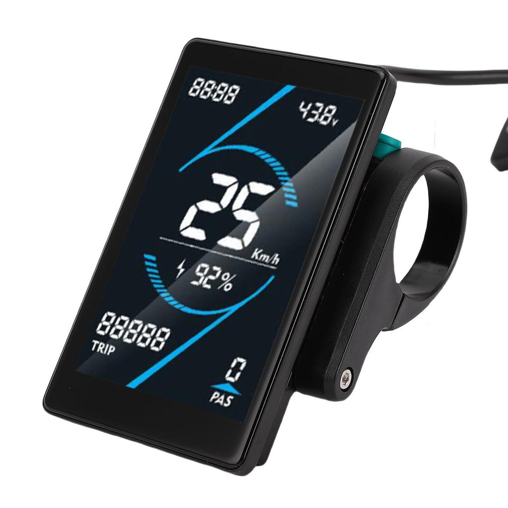 Bike Display Meter Rain Proof 24-72V Multifunctional HD Colorful LCD Screen Electric Cycling Display